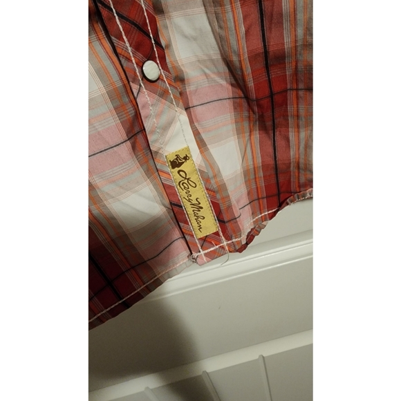 Boys large Larry Mahan cowboy collection shirt pearl snap button down western - Picture 3 of 4